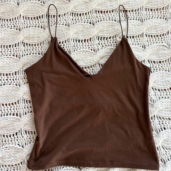 Gaze Chocolate Brown Camisole Top - Picture 1 of 3